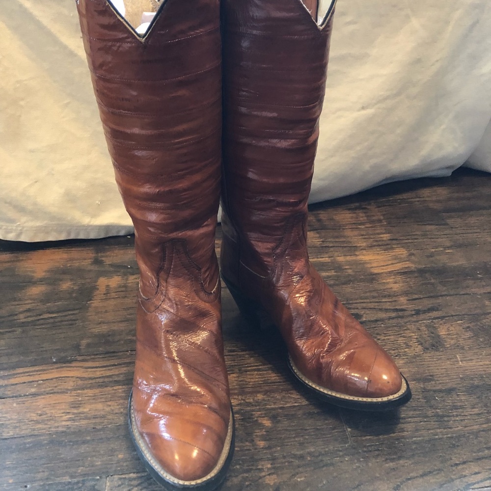 Women’s Authentic Laramie Eel Skin Tall Boot